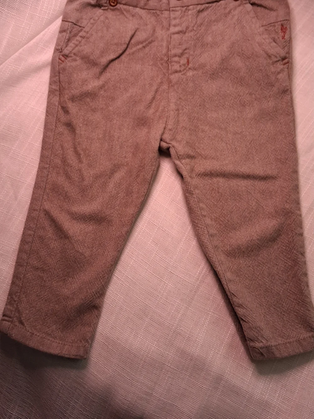 Zara Baby Boy Gray Corduroy Pants